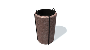 3D model. Refuse bin E. Урна.