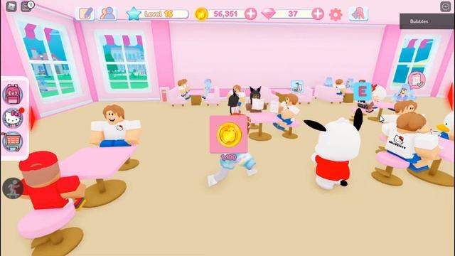 HOW TO GET FREE GUDETAMA BACKPACK! NEW SANRIO ITEMS OUT NOW! ROBLOX My Hello Kitty Cafe смотреть онлайн
