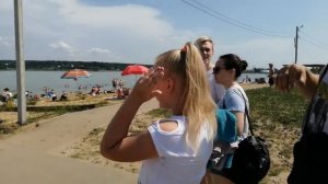 Съездили на Кольчугинское водохранилище, вода как парное молоко!!!