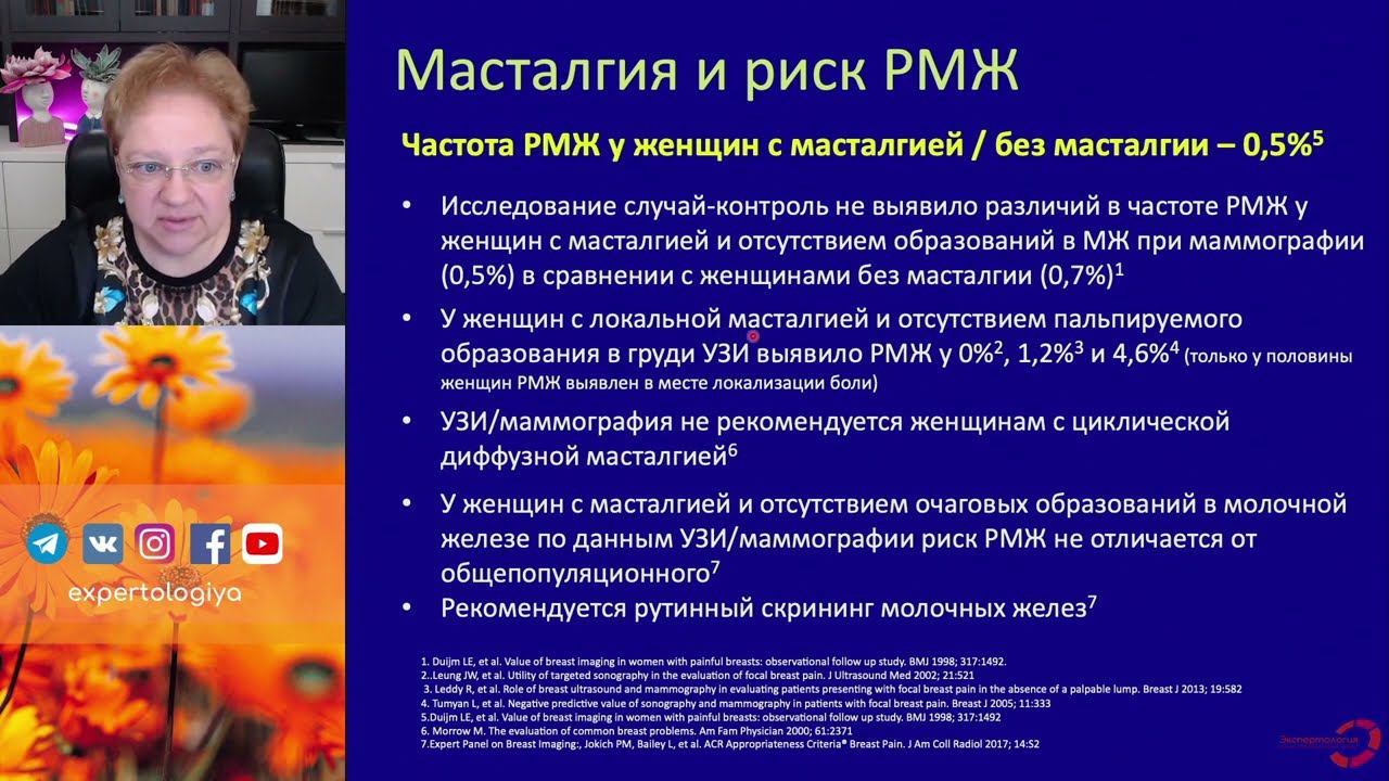 Циклическая масталгия L Пустотина О. А.