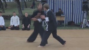 Показательное выступление школы  кунг-фу "Чёрный Дракон". День города в Минске 2015.