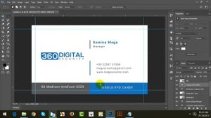 How To Create Simple Business Card Design In Photoshop Cc 2018