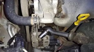 Устранение свиста ремня генератора Hyundai Accent 2004 (1)