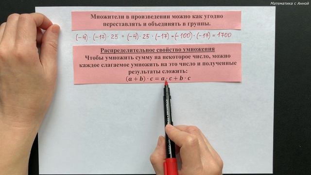 6 класс. Урок 14. Умножение и деление целых чисел: теория