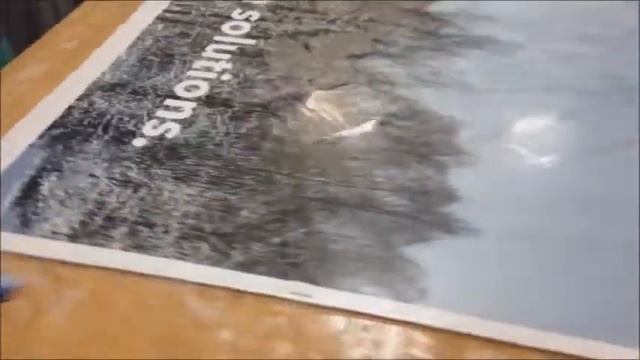 Накатка самоклейки на ПВХ большого размера на воду смотреть онлайн