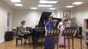 T Astakhova G  Burtseva М  Pavlova  Two violins + piano