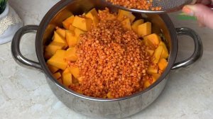 Просто, Сытно, Вкусно, Полезно! ПОТРЯСАЮЩЕЕ БЛЮДО из ТЫКВЫ! Простой Рецепт!