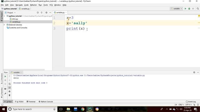 Variables and Multi-variables in Python