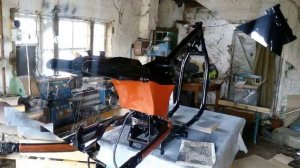 Самодельный мотоцикл Урал кастом и  вилка Springer.