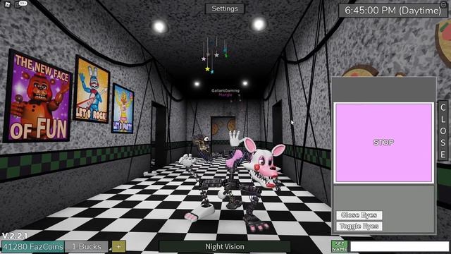 NEW Mangle Animatronic in Roblox Archived Nights FNAF RP смотреть онлайн