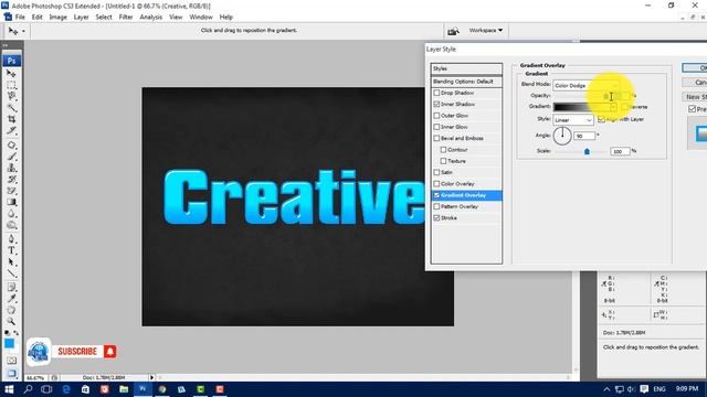 Creating 3D Letter Effect In Photoshop CS 3 смотреть онлайн
