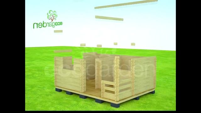 ЭКОГАРДЕН.РФ - Садовый домик с комнатами (5х3,8 м.) смотреть онлайн