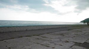 Пансионат "Кавказ" в Старой Гагре (территория)