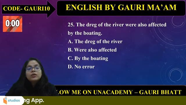 1:00 PM - SSC CHSL & CGL 2021 | English by Gauri Bhatt | 500 ( Error Detection Series) смотреть онлайн