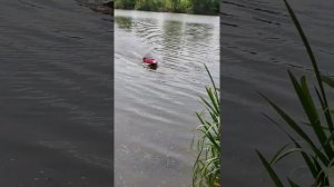 Кораблик для рыбалки после ремонта с установкой gps автопилота TWIN на радиопульт FlySky i6X