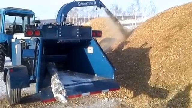 Работа дробилки