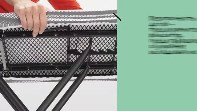 Гладильная доска Brabantia Размер 124х38 со стационарной подставкой для парового утюга