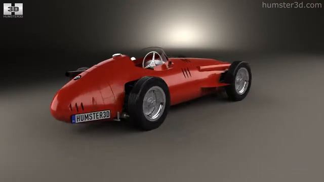 Maserati 250F 1954 by 3D model store Humster3D.com смотреть онлайн