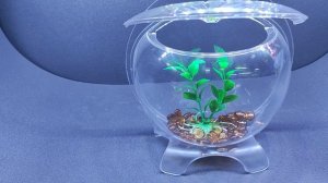 Аквариум для петушка AquaSyncro FA-18 fancy apple 1,8L (грунт, растение)