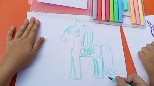 Как нарисовать Пони Радугу ?  и Искорку ?, #drawing #mylittlepony #pony #rainbowdash