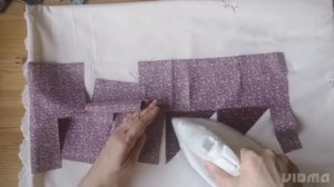 Печворк. Как сделать необычный лоскутный декор "зигзаг".