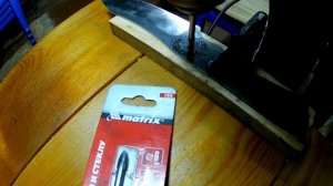 Нож из мехпилы часть 3, сверлим р6м5