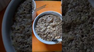 Кето хлеб из льняной муки за 2 минуты