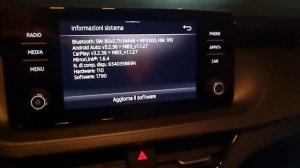 Aggiornamento software 1790 Bolero (MIB 3 Entry) per Skoda Kamiq, Scala e Fabia