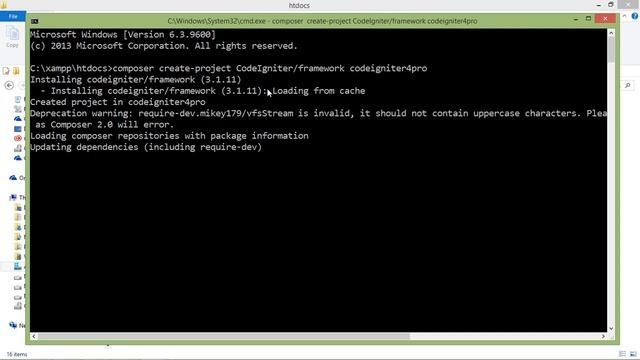 CodeIgniter 4 Tutorial - Installation