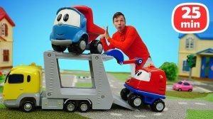 Мультики для детей - Грузовичок Лева учит дорожные знаки и играет в футбол! Видео про машинки