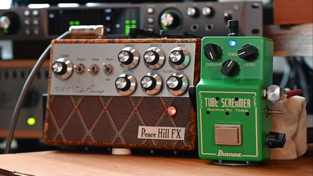 Ibanez TS808 "Tube Scream" 12AU7 Mod by Peace Hill FX смотреть онлайн
