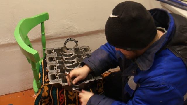 AUDI Q7 - МЕЧТА!!! - Ремонт AUDI Q7, мотор уже почти собран !.. (часть 5). смотреть онлайн