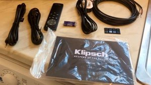 Klipsch Reference R41PM speakers.