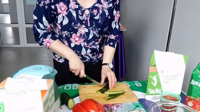 Белково-овощной микс с амарантом и брокколи