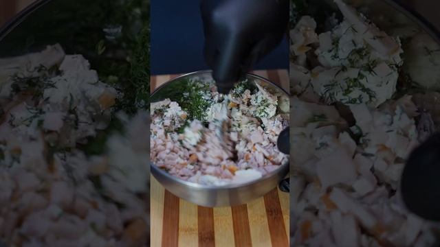 Онигири с курочкой и сыром