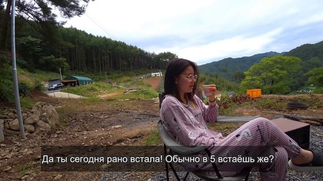 Первая реакция детей на дачу ^^ Отдых с корейскими друзьями / KOREA VLOG / смотреть онлайн