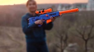 Недовинтовка от nerf?! //Обзор на nerf fortnite BASR-L/NERF pro