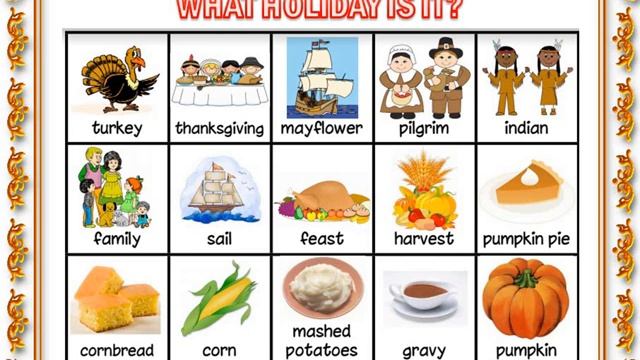 Thanksgiving Day. Culture Corner. День Благодарения. Уголок культуры. (УМК Spotlight 5)