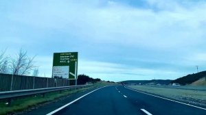 A90 Scottish ??????? Highway, 112km/hr (70miles/hour). A relaxing drive.