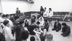 Совместная тренировка Юных спецназовцев отряда Пересвет и спортсменов клуба Байкальский батыр.