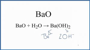 Is BaO acidic, basic, or neutral?