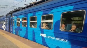 ЭД4М-0407 Аэроэкспресс и ЭД4М-0398 ОАО РЭКС На станции ЗиЛ