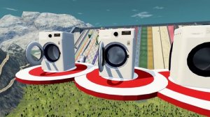 СТИРАЛЬНЫЕ МАШИНЫ-ГИГАНТЫ АТАКУЮТ! Гоша и Чич Челлендж в игре Beamng drive.