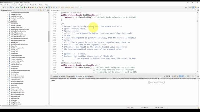 #26 static example in Java | Why Math class having only static members and methods?