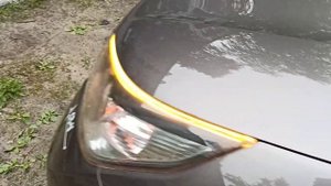 Honda-CR-V 4 #Бегущие поворотники с дневными дхо