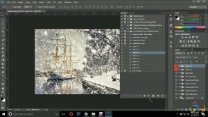 How To Make Gif Animated Snow On Photoshop Tutorial