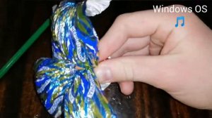 Как сделать цветок из фантиков