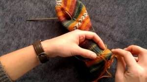 Бесшовные носки на двухфонтурной вязальной машине | Обработка и примерка