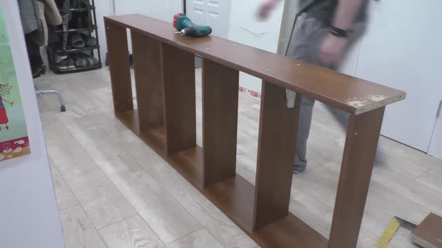 Мебель из мусора. Делаем стеллаж для инструмента из старой кровати.