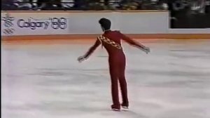Brian Orser (CAN) - 1988 Calgary, Figure Skating, Men's Long Program (US ABC)